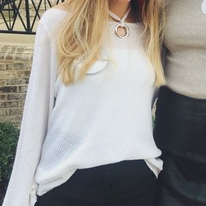 White sweater